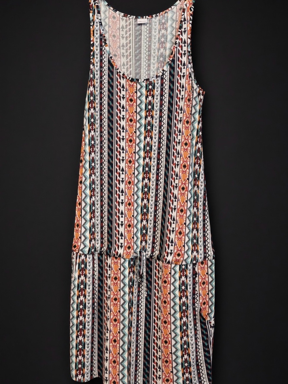 Lascana Aztec Print Sleeveless Tank Dress Size 12